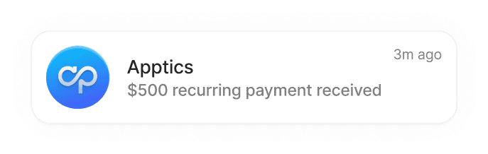 Payment Notitification