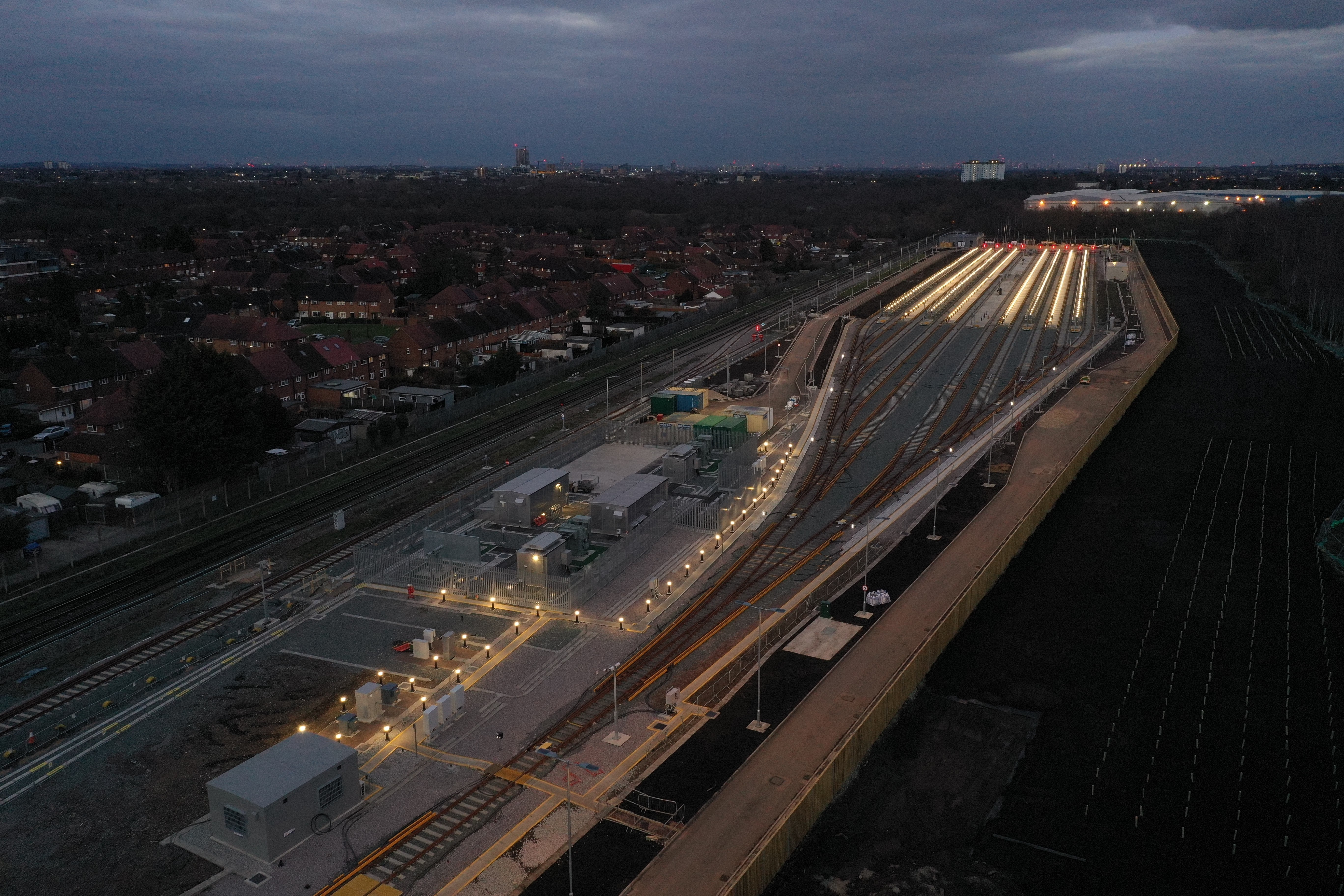 An electrical rail project completed by DPH 