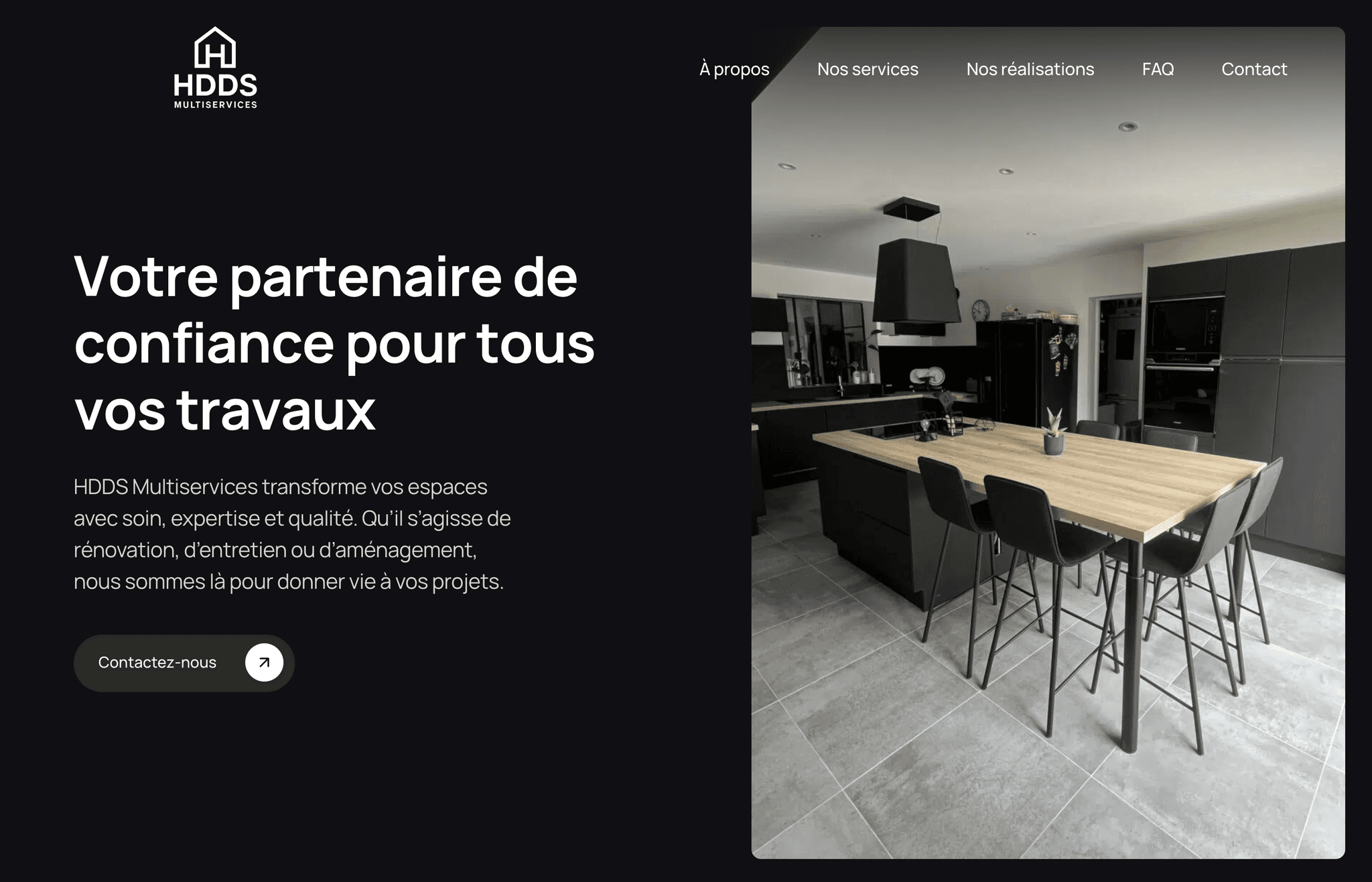 Realione Hero section