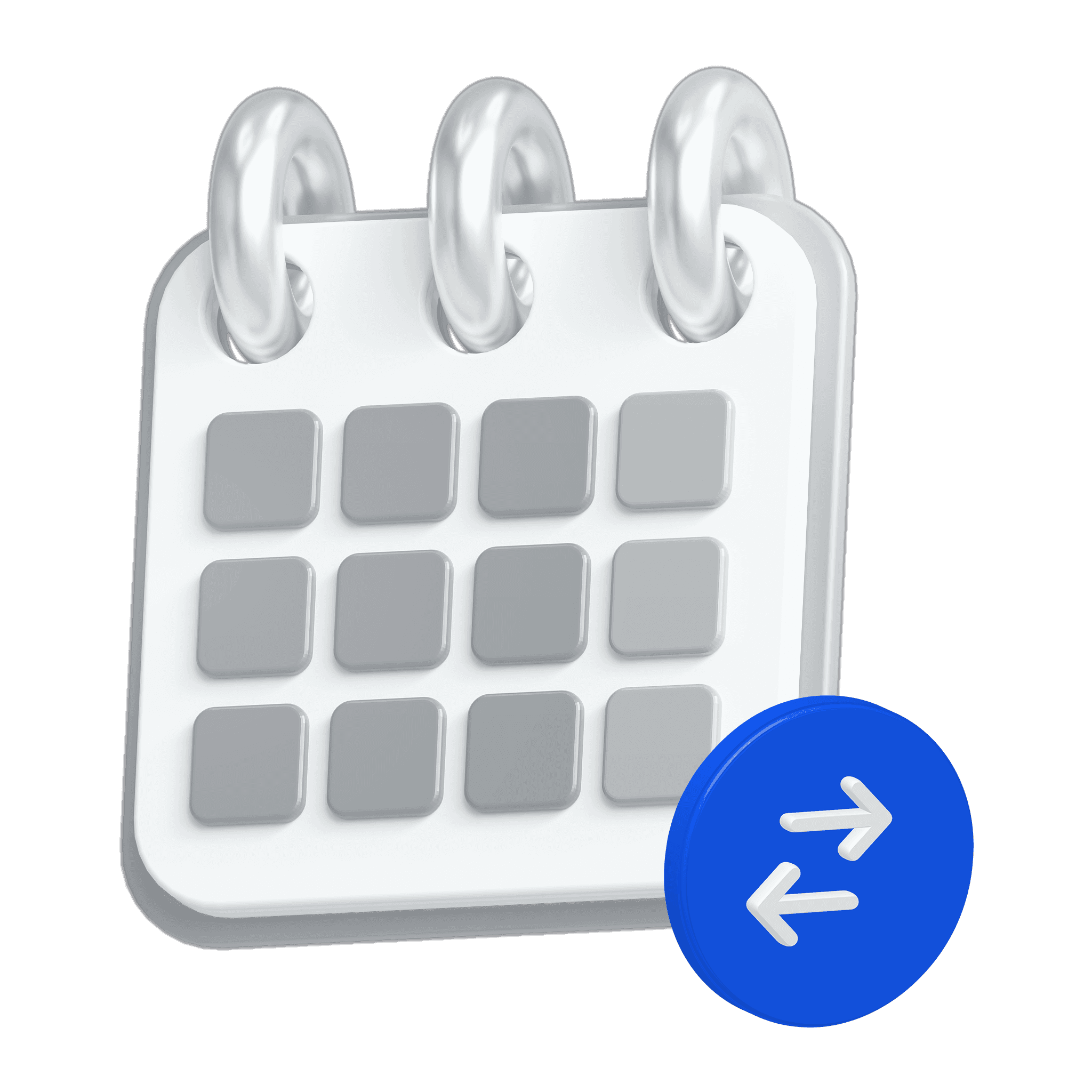 A calendar with the transfer athletes logo over it