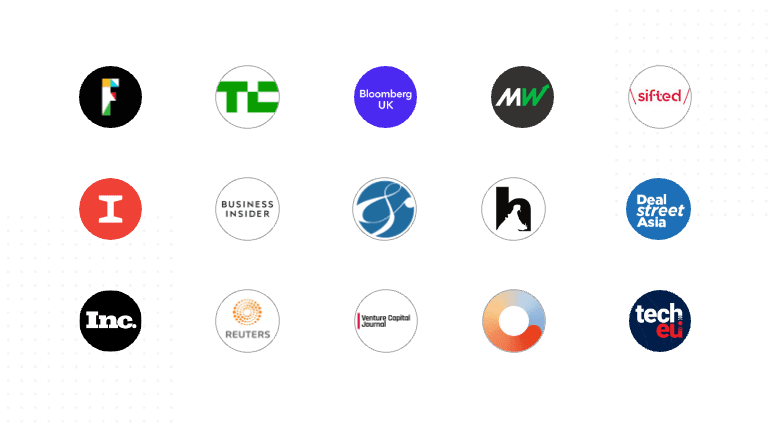 Graph showing press coverage outcomes for B2B Tech companies