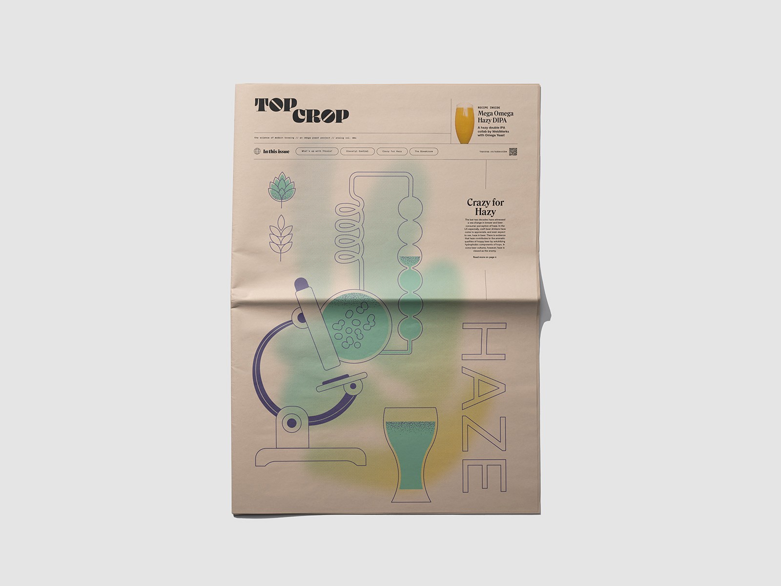 Top Crop Newspaper Design