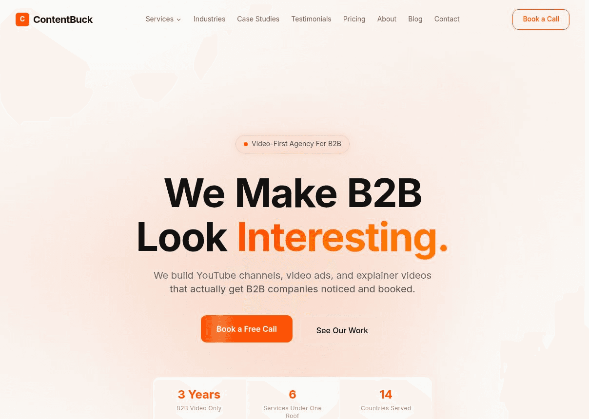 ContentBuck homepage