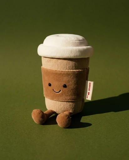 Peluche de vaso de café