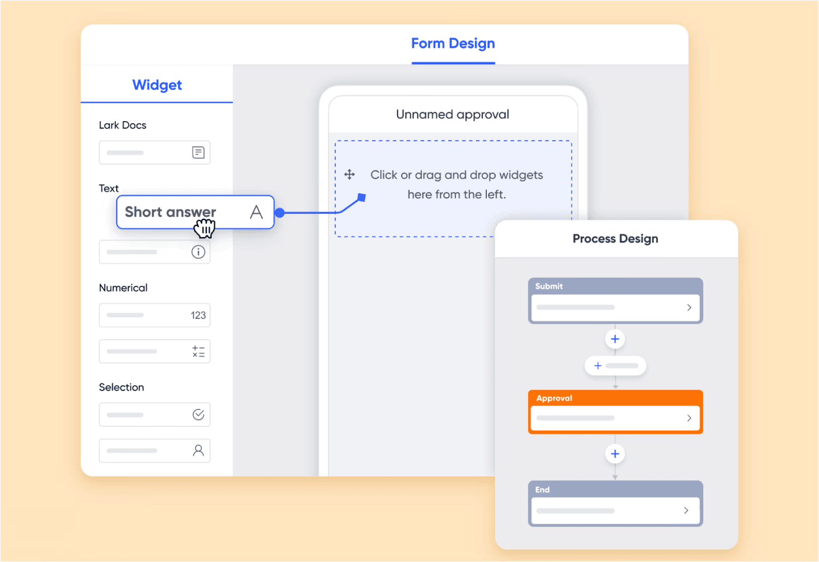 Customize your approval process design in Lark