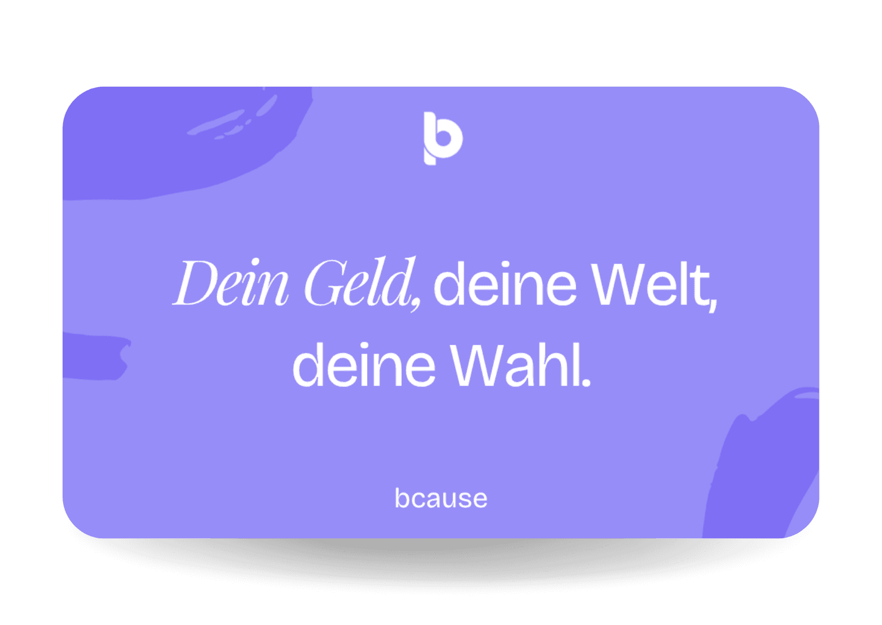 Spende verschenken auf bcause 