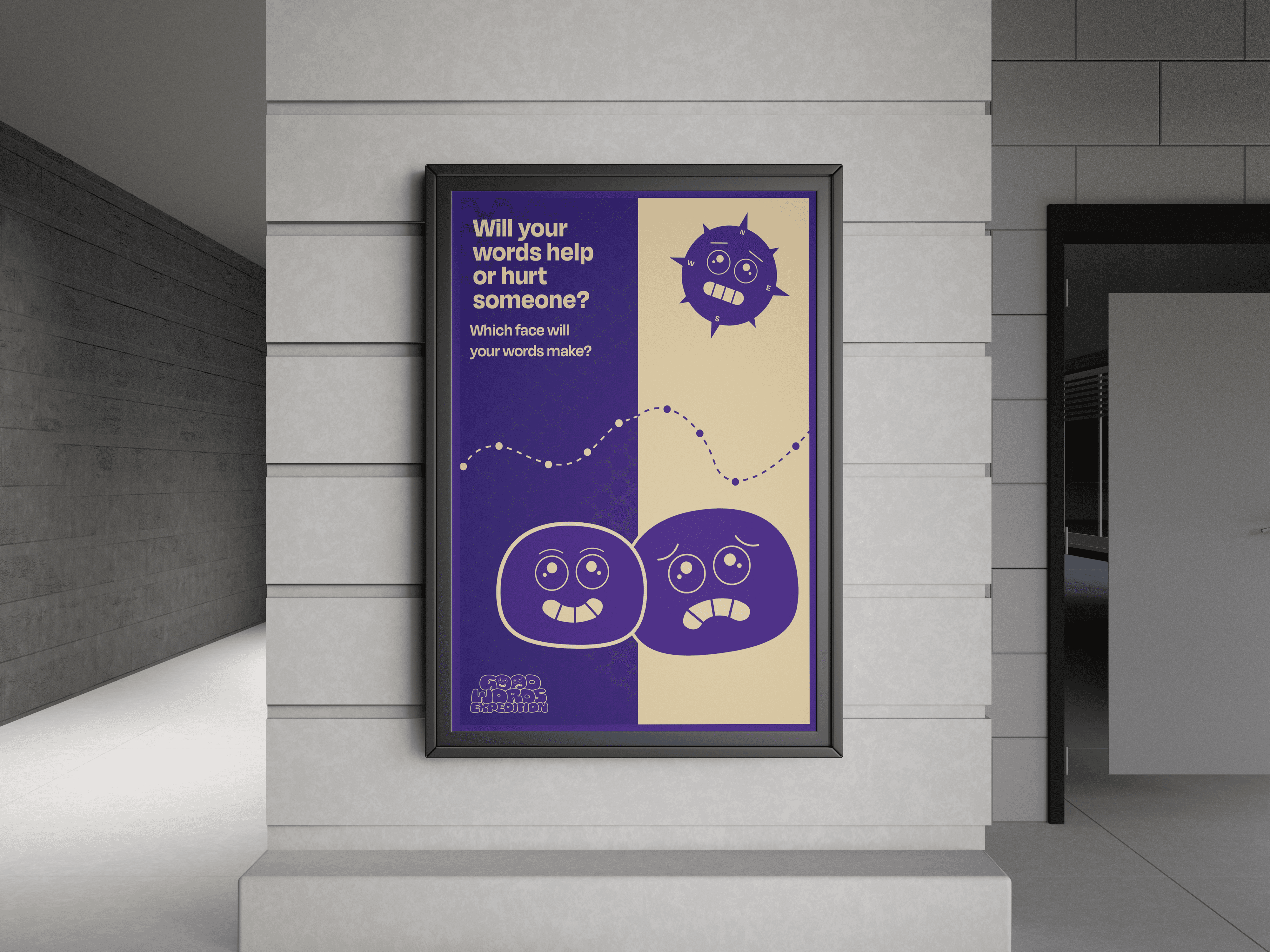 A poster promoting the Good Words Expedition.