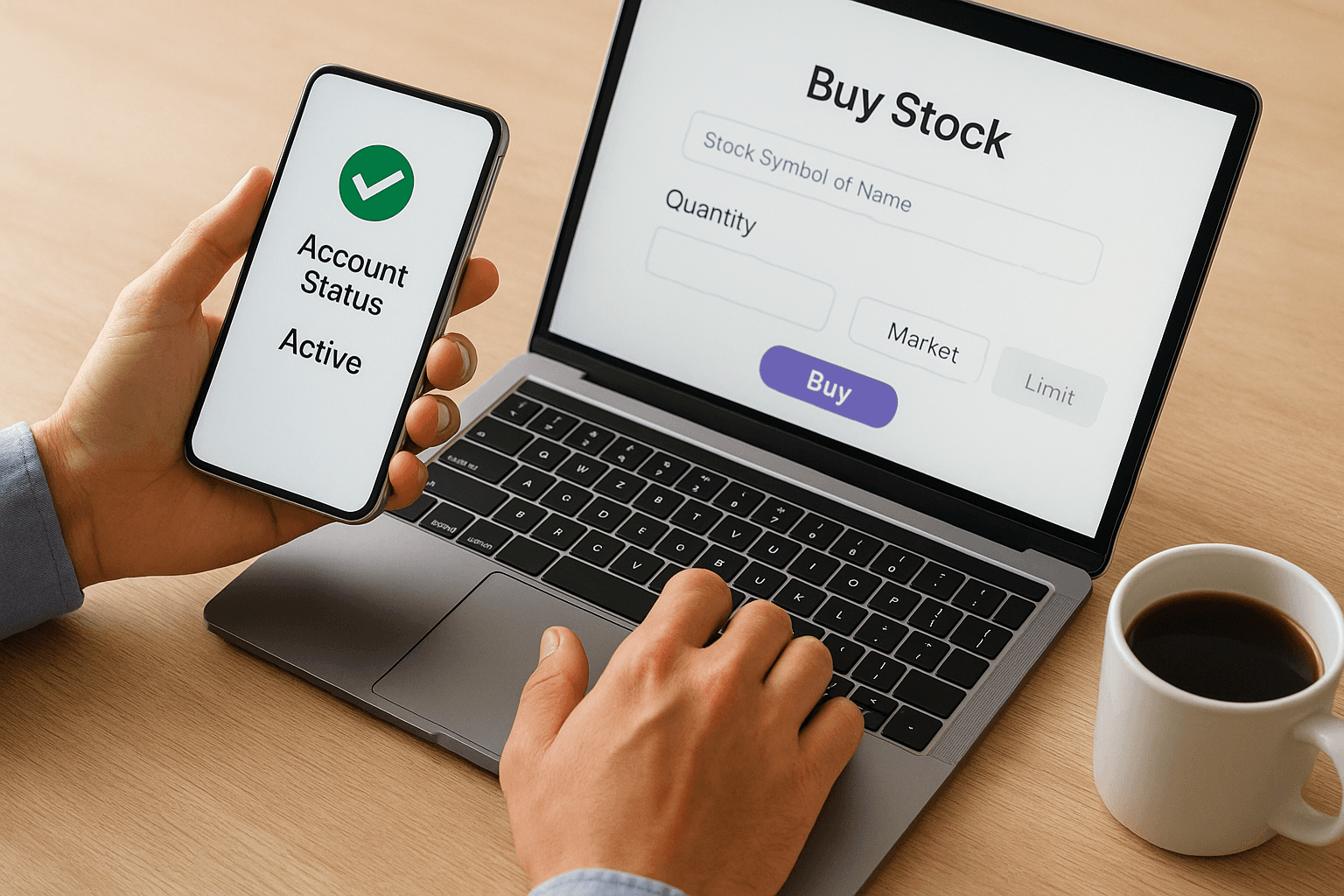 Step 4. Activate, fund, and buy your first stock