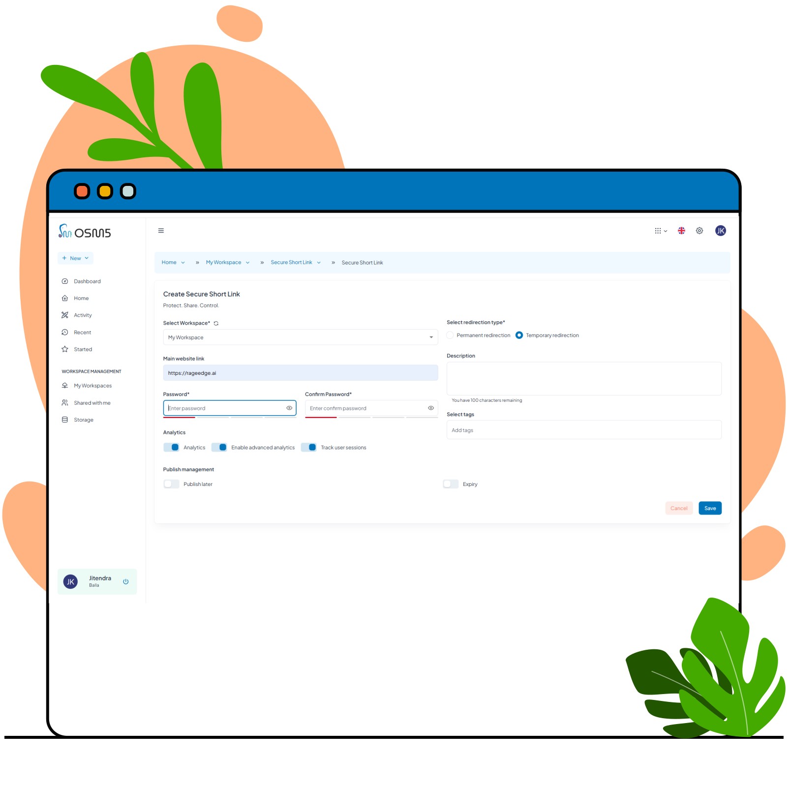 Creating RageEdge Public Short URL