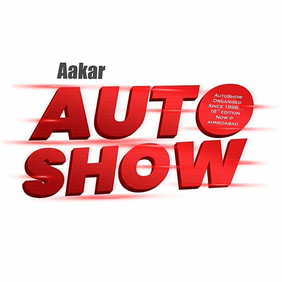 promotional banner for Auto Show Expo 2026 at Gujarat University Convention Centre, Ahmedabad, showcasing electric vehicles, auto industry leaders, and event dates January 3–5, organized by Aries Events. 