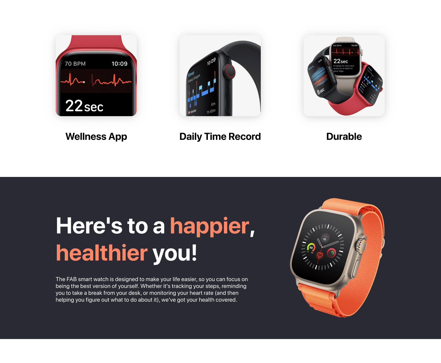 Brochure: FAB Smart Watch