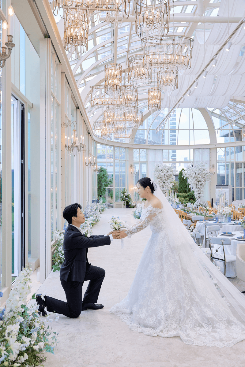 대전 씨엘드포레 본식스냅 촬영 후기 | 디어데이스냅이 담아낸 단독홀 첫예식 자연광의 화사함