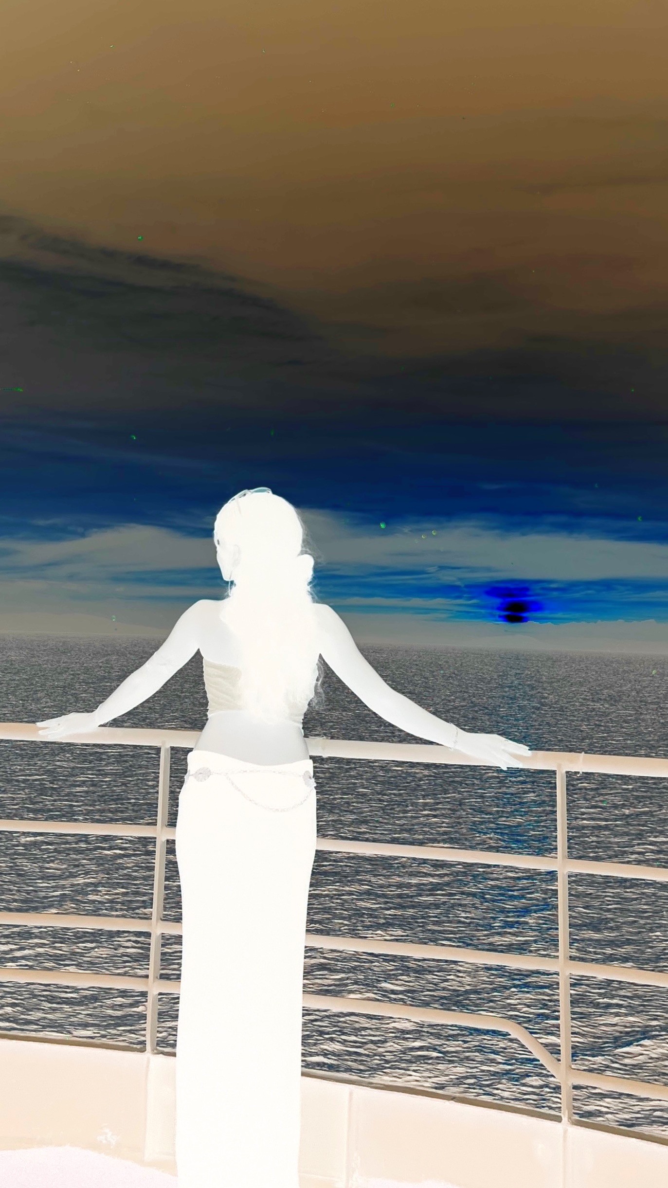 Sheersha on a cruise ship