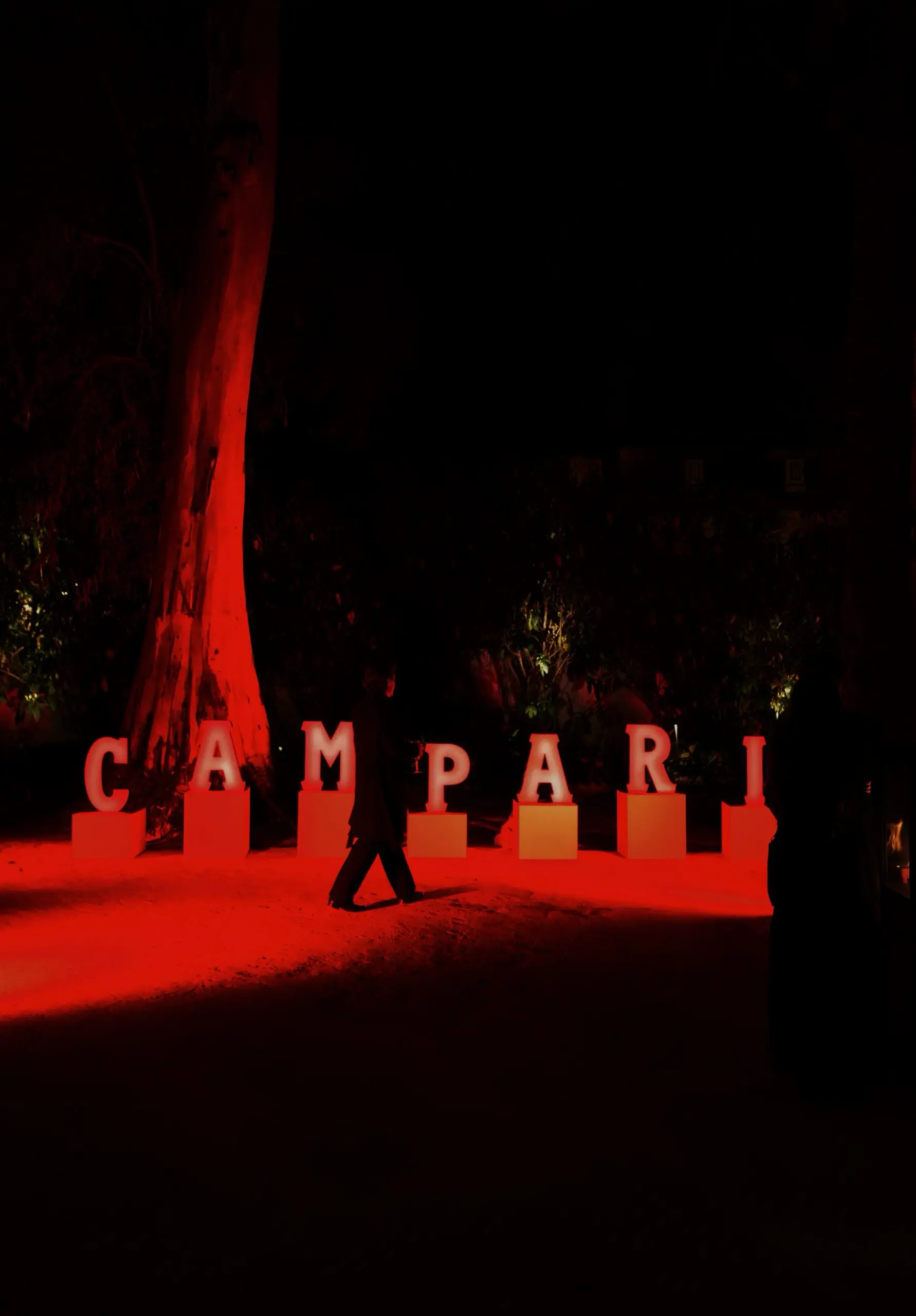 exterior evento letrero campari