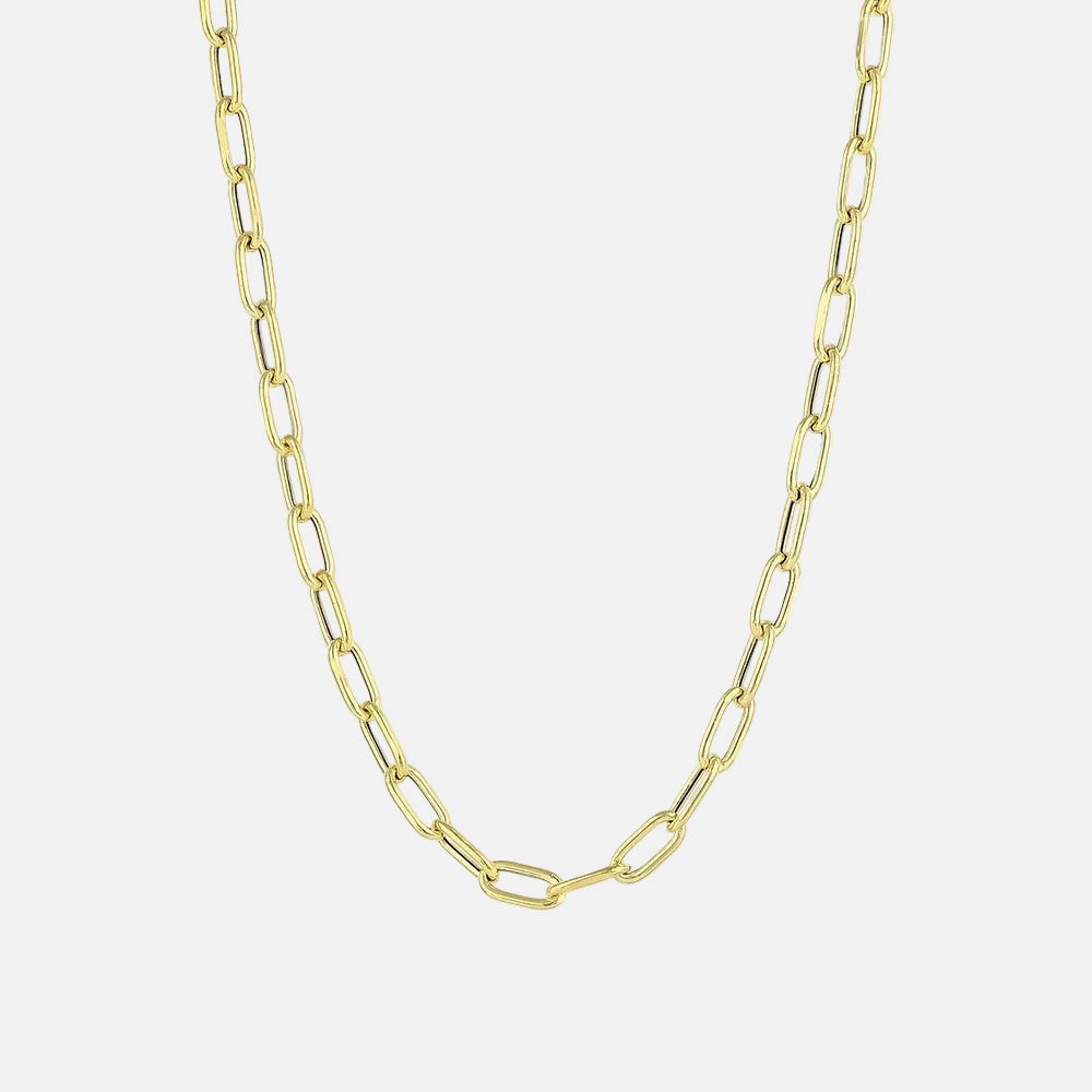 Assos Pırlanta 14 Ayar Altın Erkek Zincir Kolye 45 cm