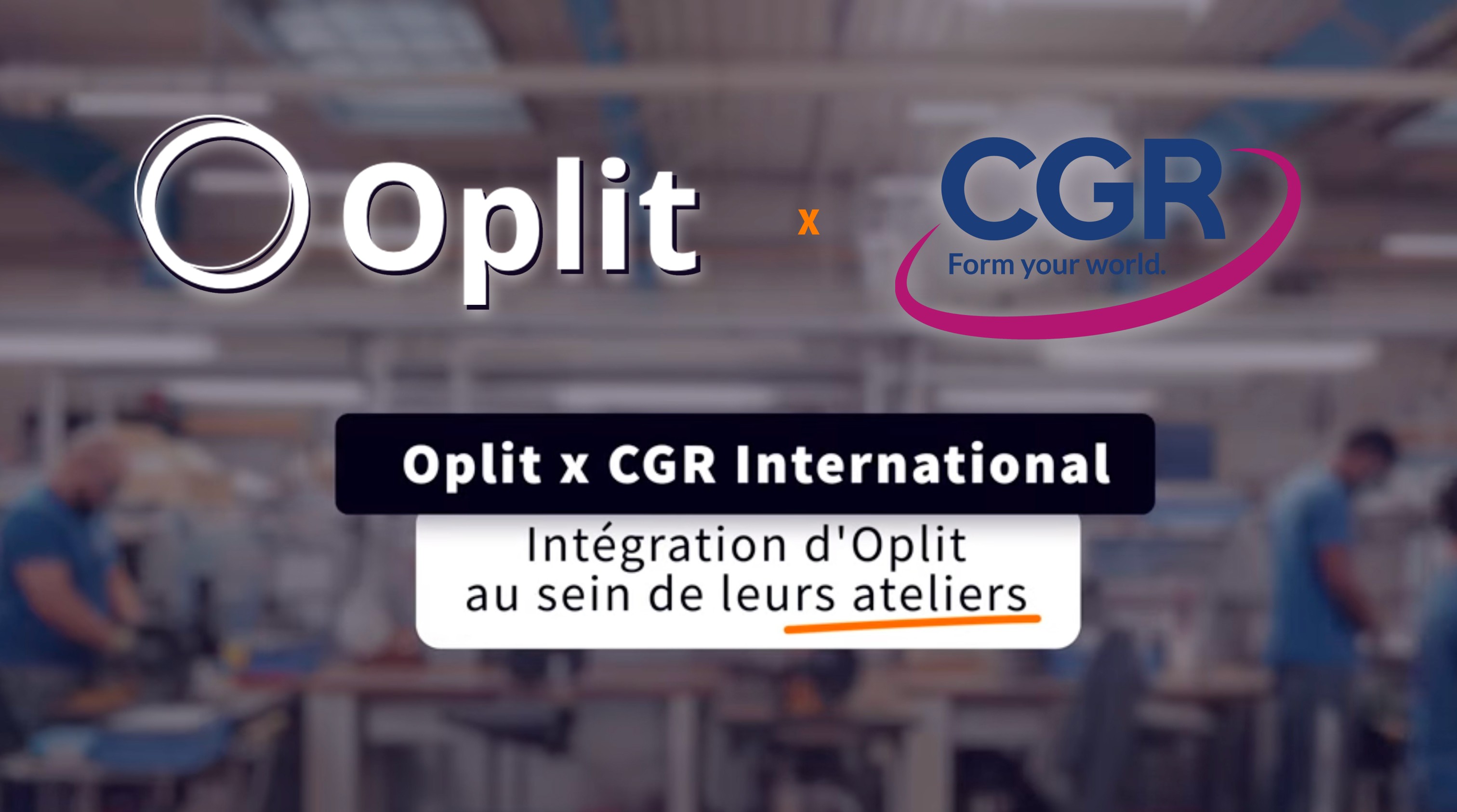 Atelier CGR International - planification de production avec le logiciel Oplit