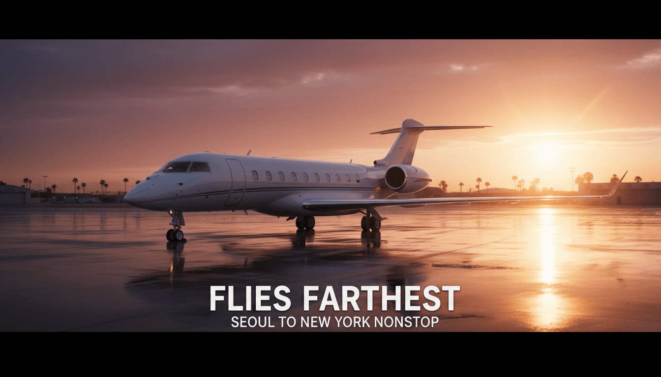 Bombardier Global 7500 private jet — world's longest-range business jet, Korea charter guide