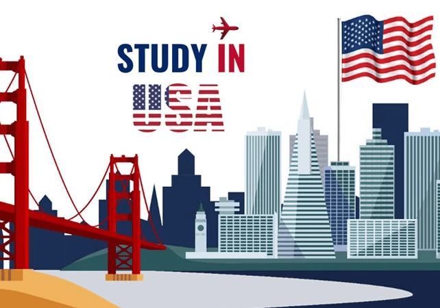 Students studying in the United States