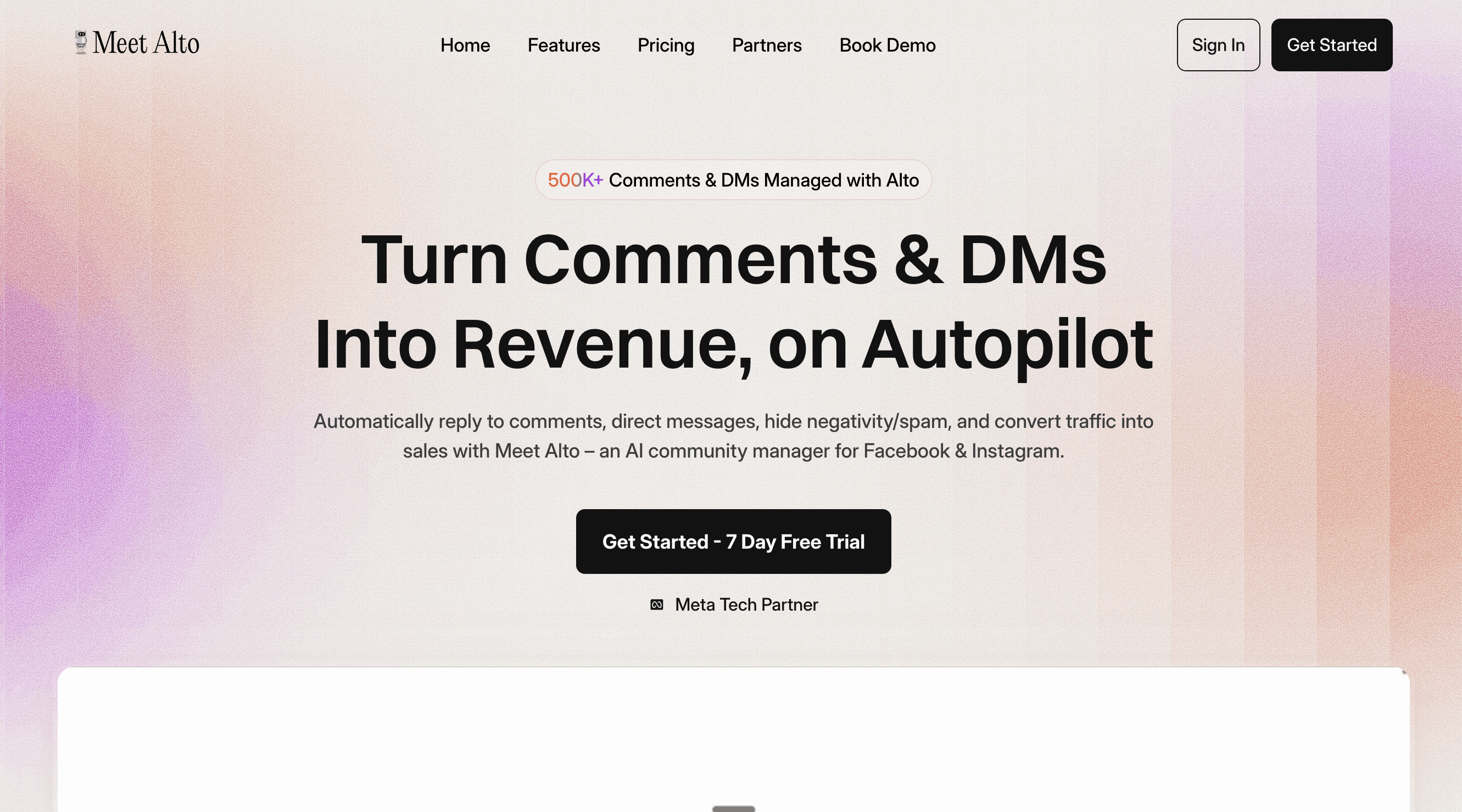 meetalto.ai homepage