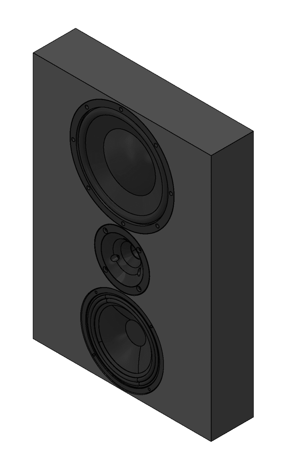 Black smart home device with screen showing time and temp