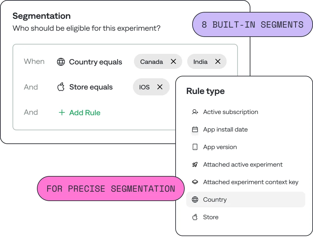 8 segments for precise segmentation