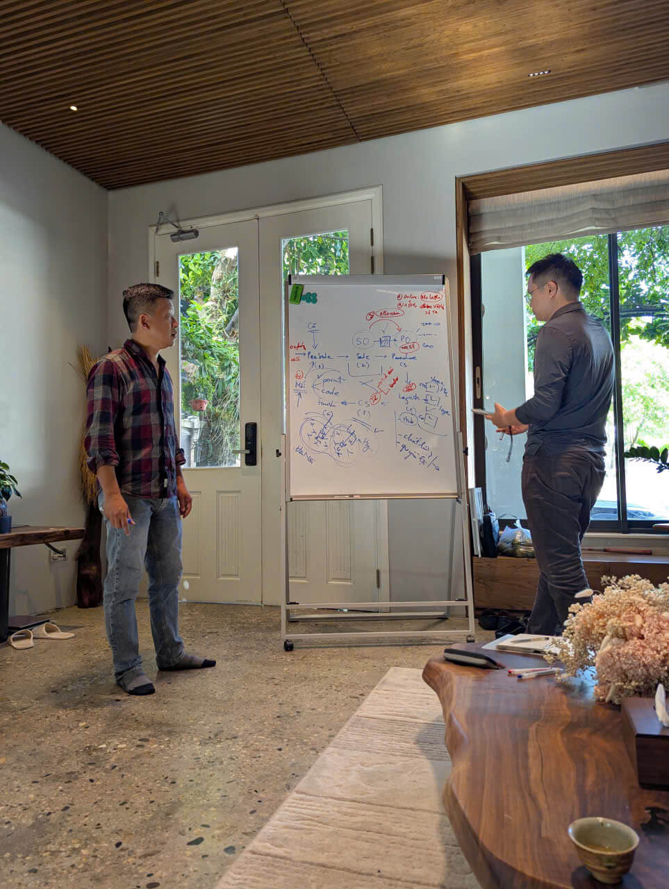 a person using a laptop