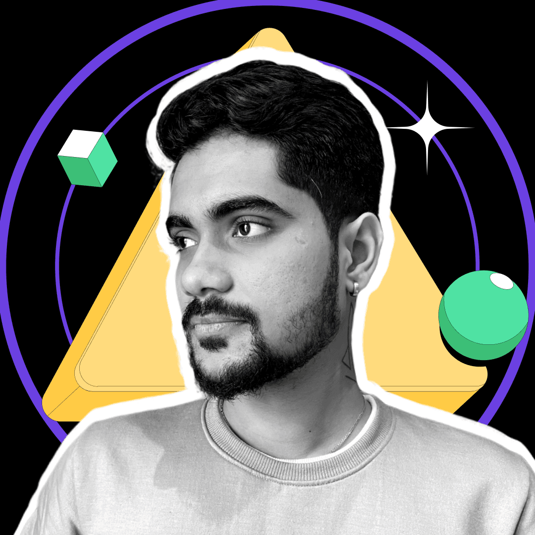 A portrait of a young man smiling