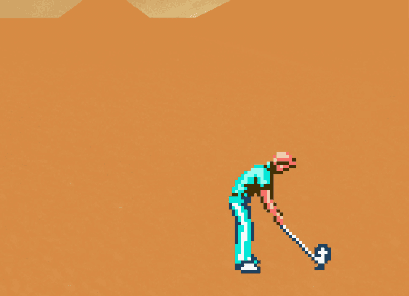 Desert Golfing Hero