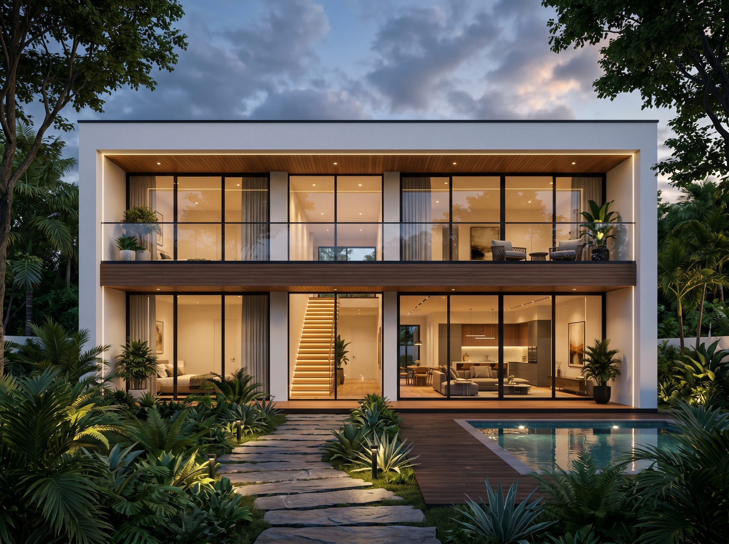 Luxury property exterior