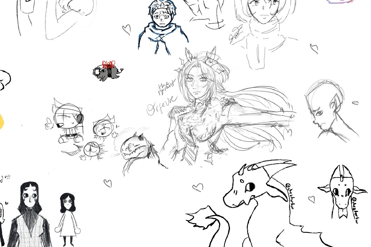 Part of the Art Jam canvas "ᴊᴏɪɴ!"