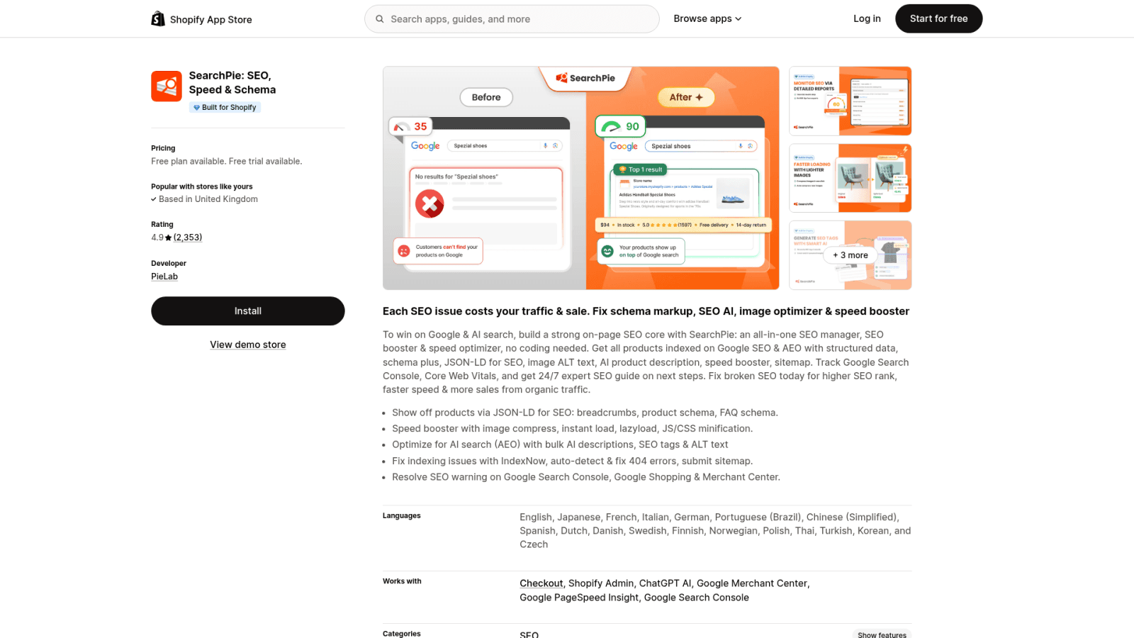 Shopify SEO apps