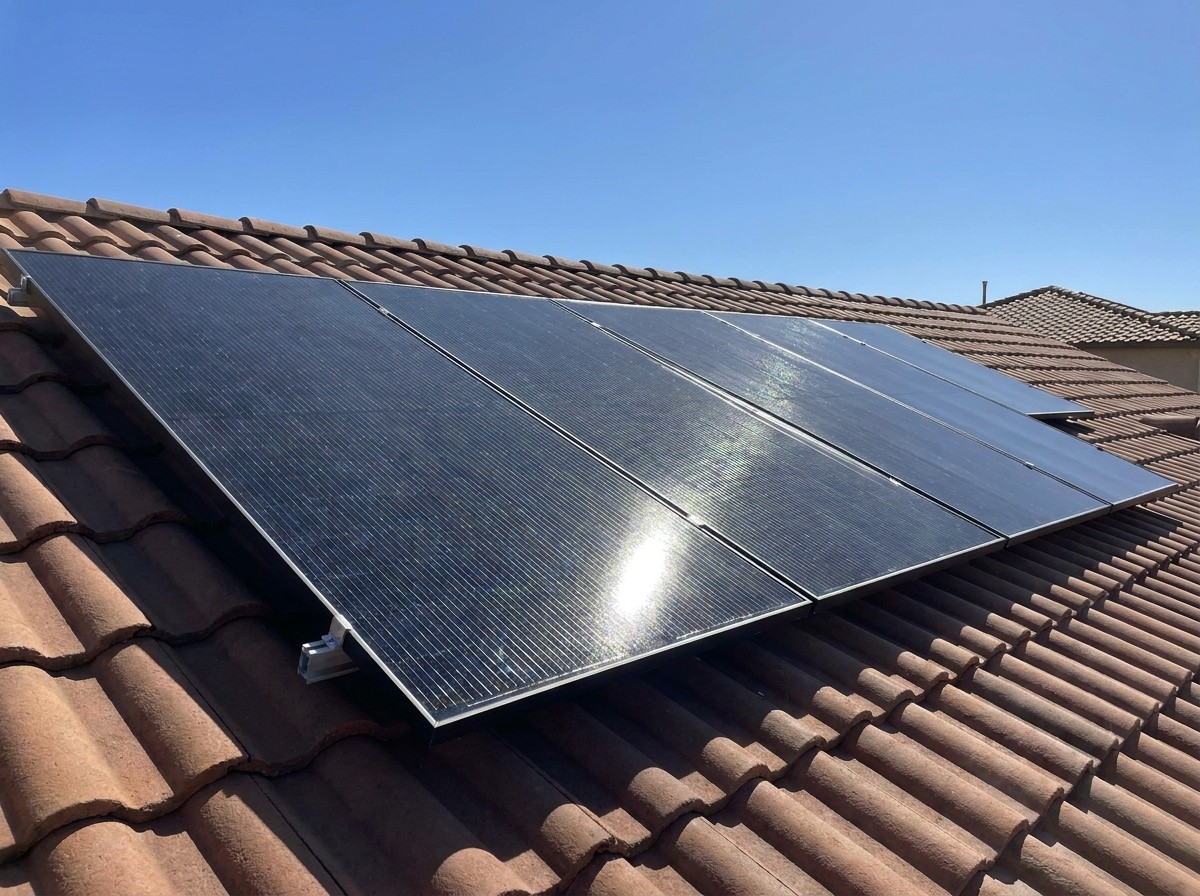 Solar panels cleaned to keep them producing at full output