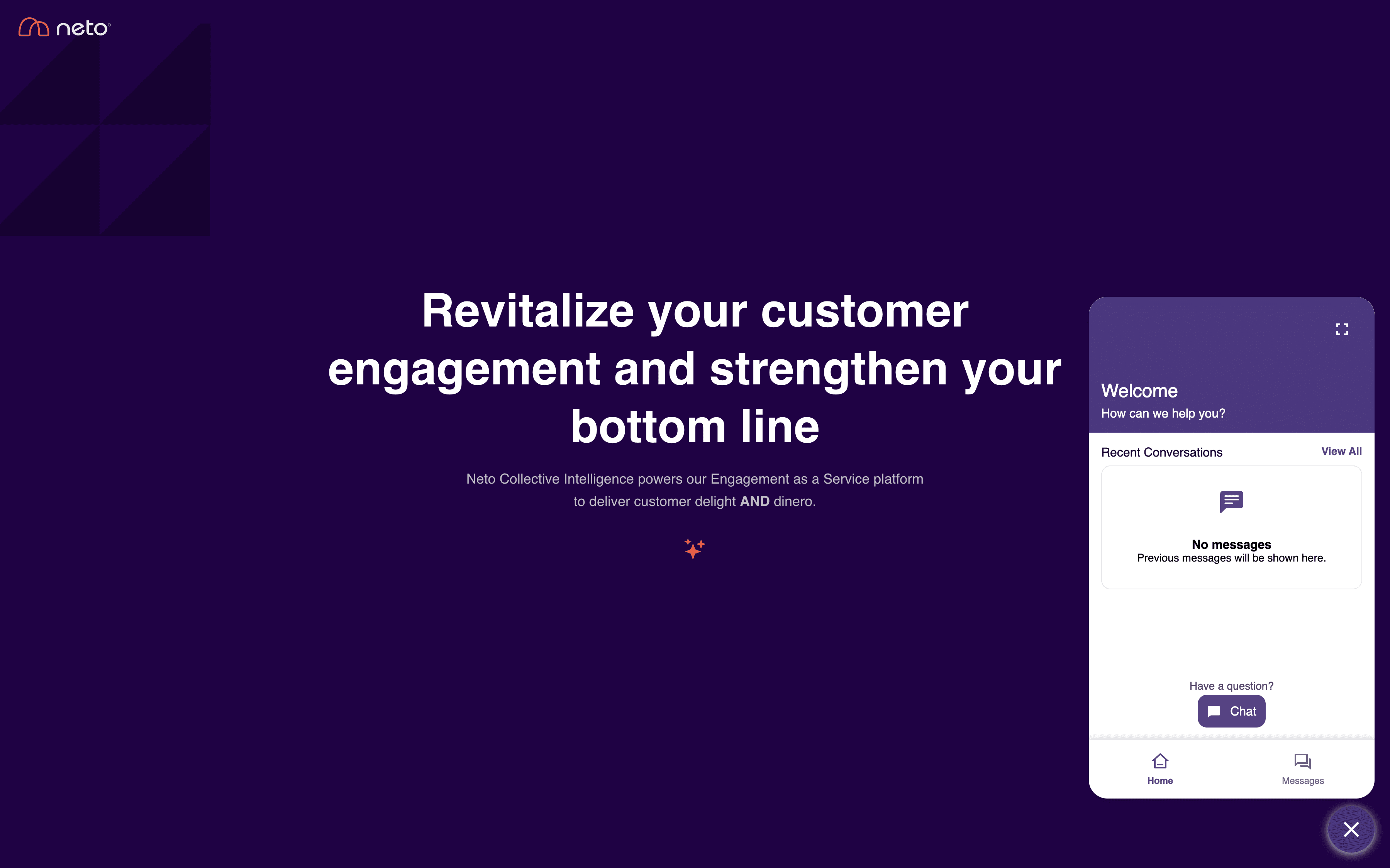 Neto Collective Intelligence powers our Engagement as a Service platform to deliver customer delight.