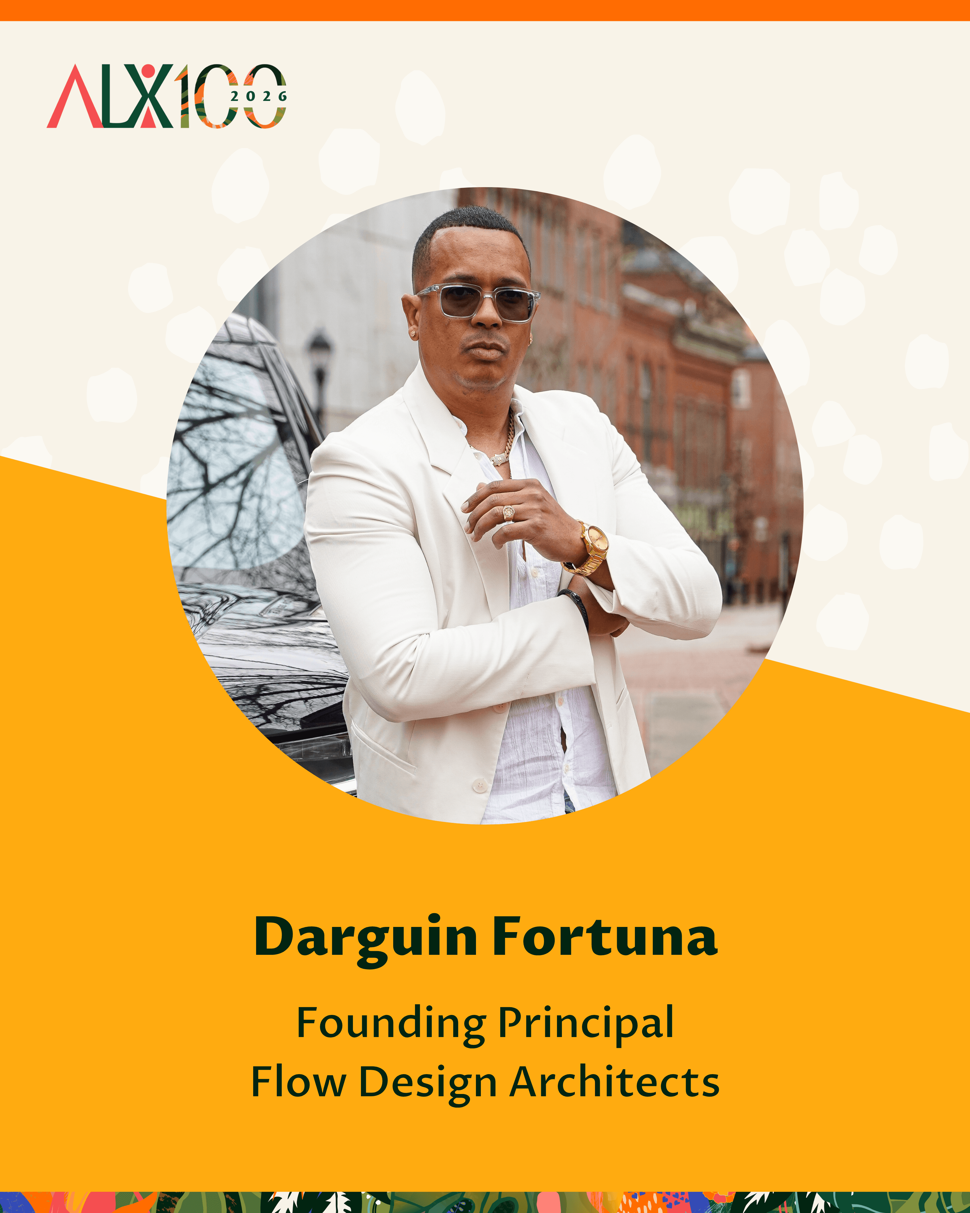 Darguin Fortuna Named to the ALX100 Class of 2026 - Flow Design Architects