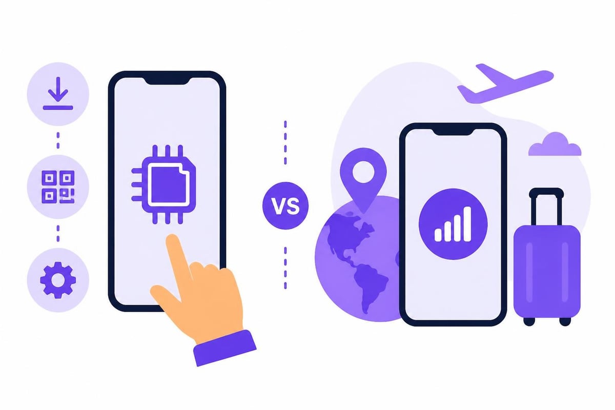 ESIM activation comparison