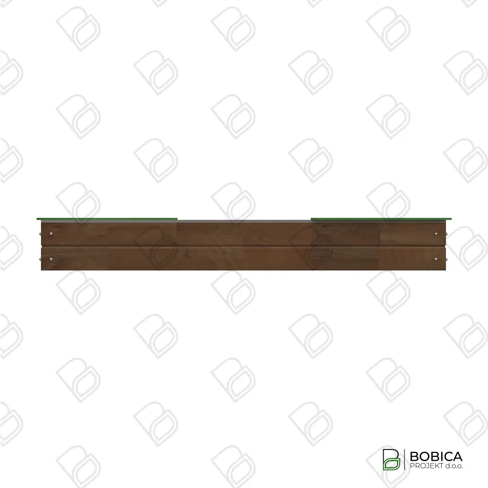 Drveni pješčanik s dvije klupice "SandBuddy"