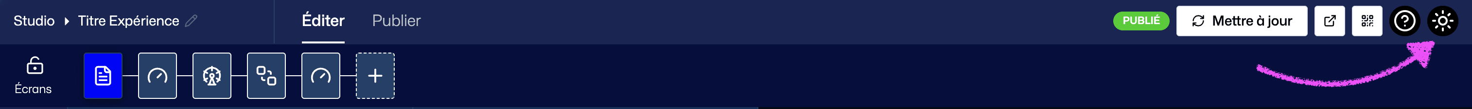 Studio Fastory Dark Mode
