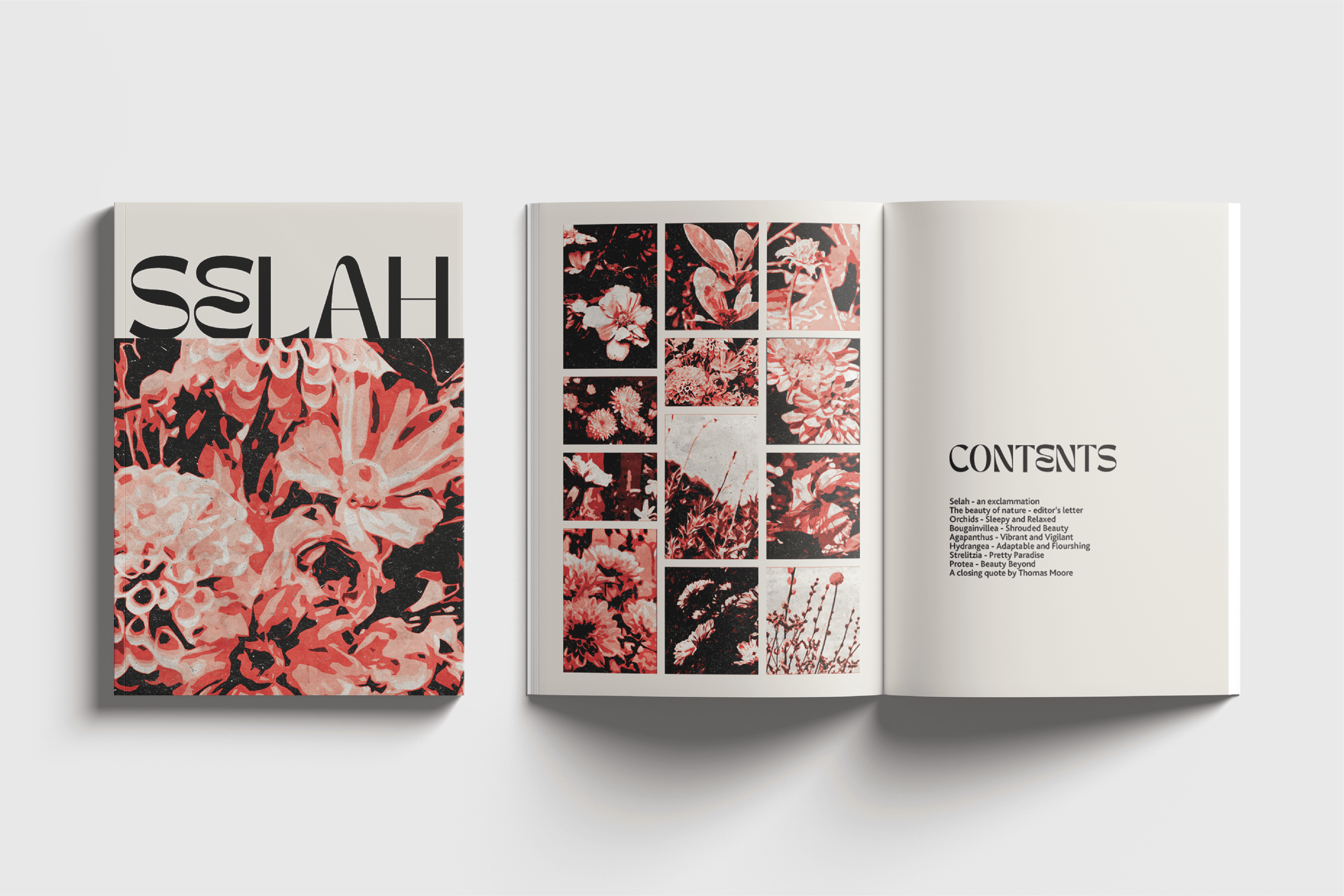 magazine layout and type specification design