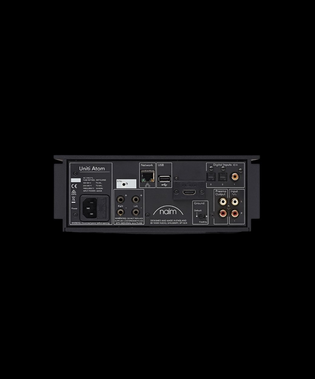 Naim Uniti Atom HDMI back
