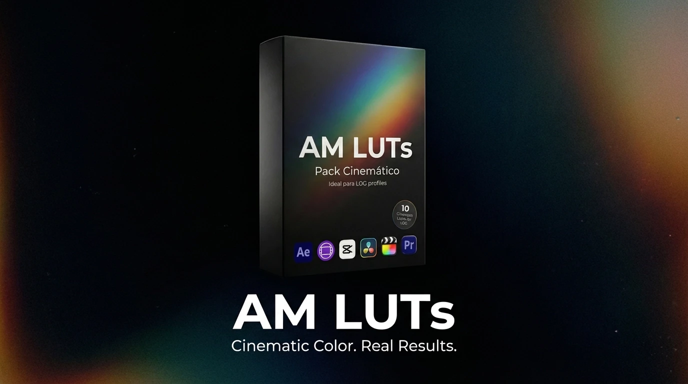 AM LUTs – Pack Cinemático de LUTs Profissionais