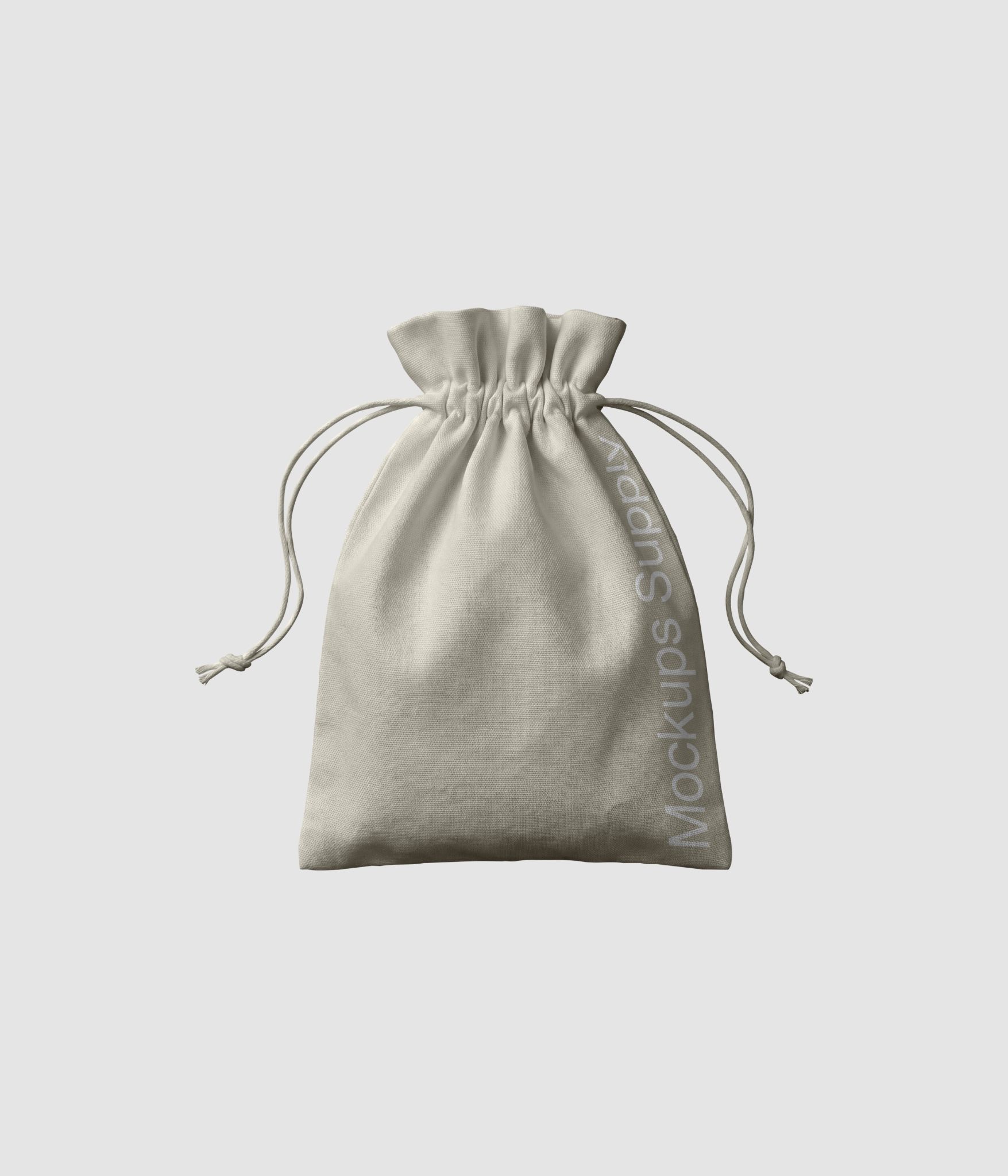 Reusable cotton gift pouch mockup for jewellery, accessories, and retail presentation