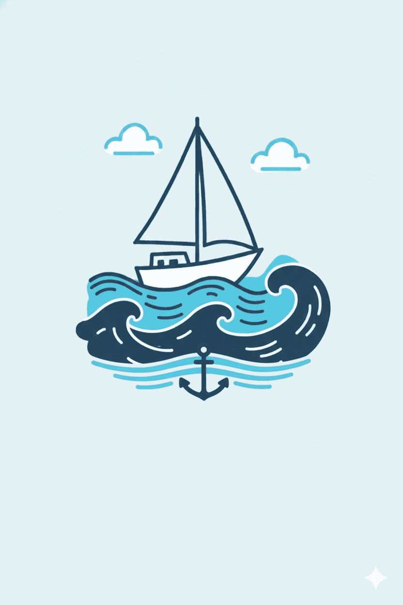 Bateau-ancre-calme-thérapie