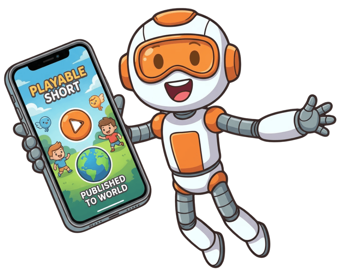 Robot with cell phone