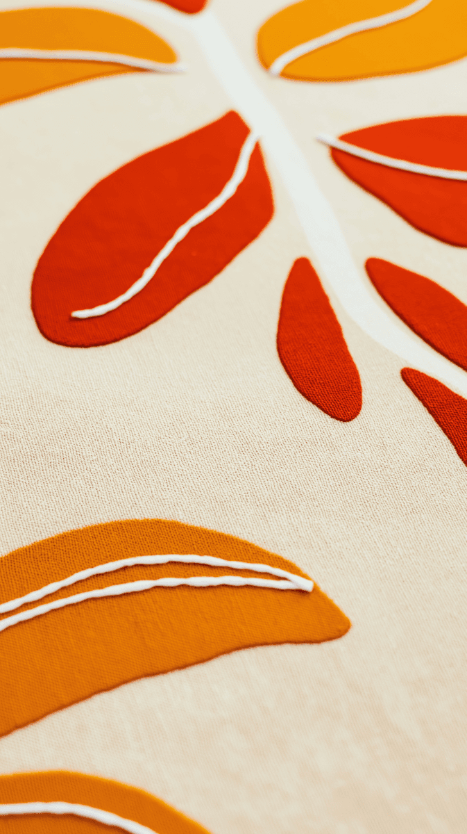 abstract print fabric