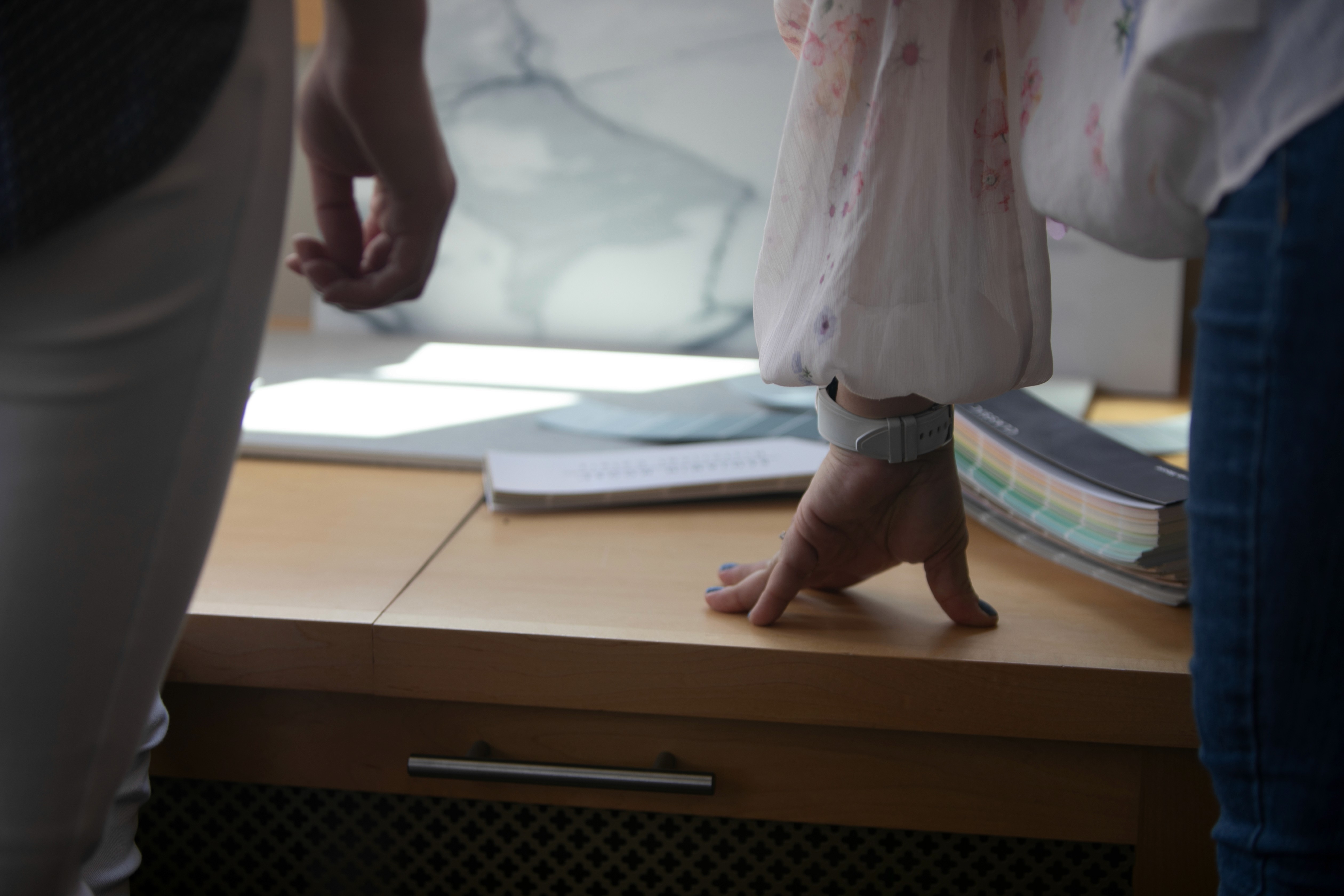 low angle photography of gray building at daytime