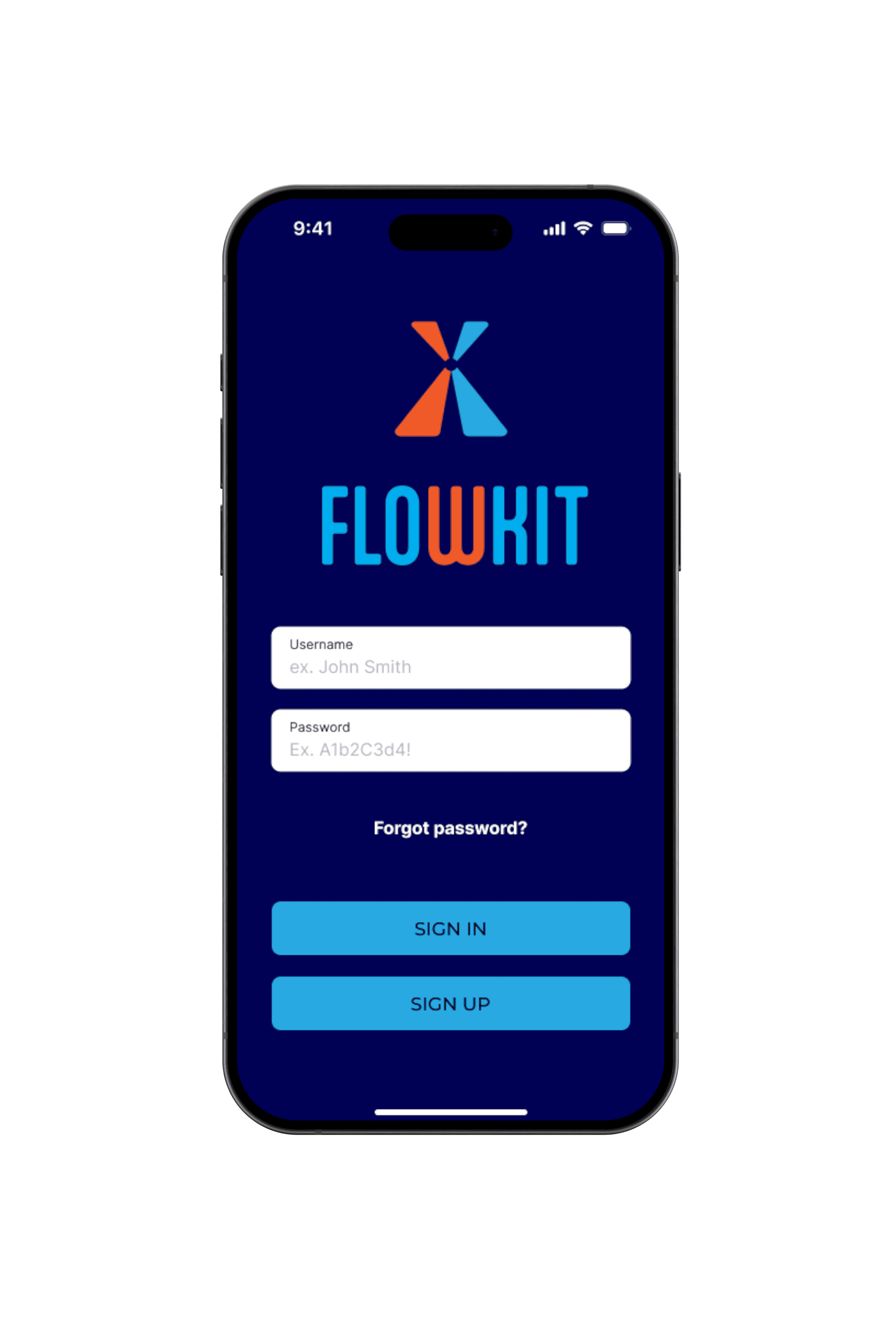 Flowkit App Screen