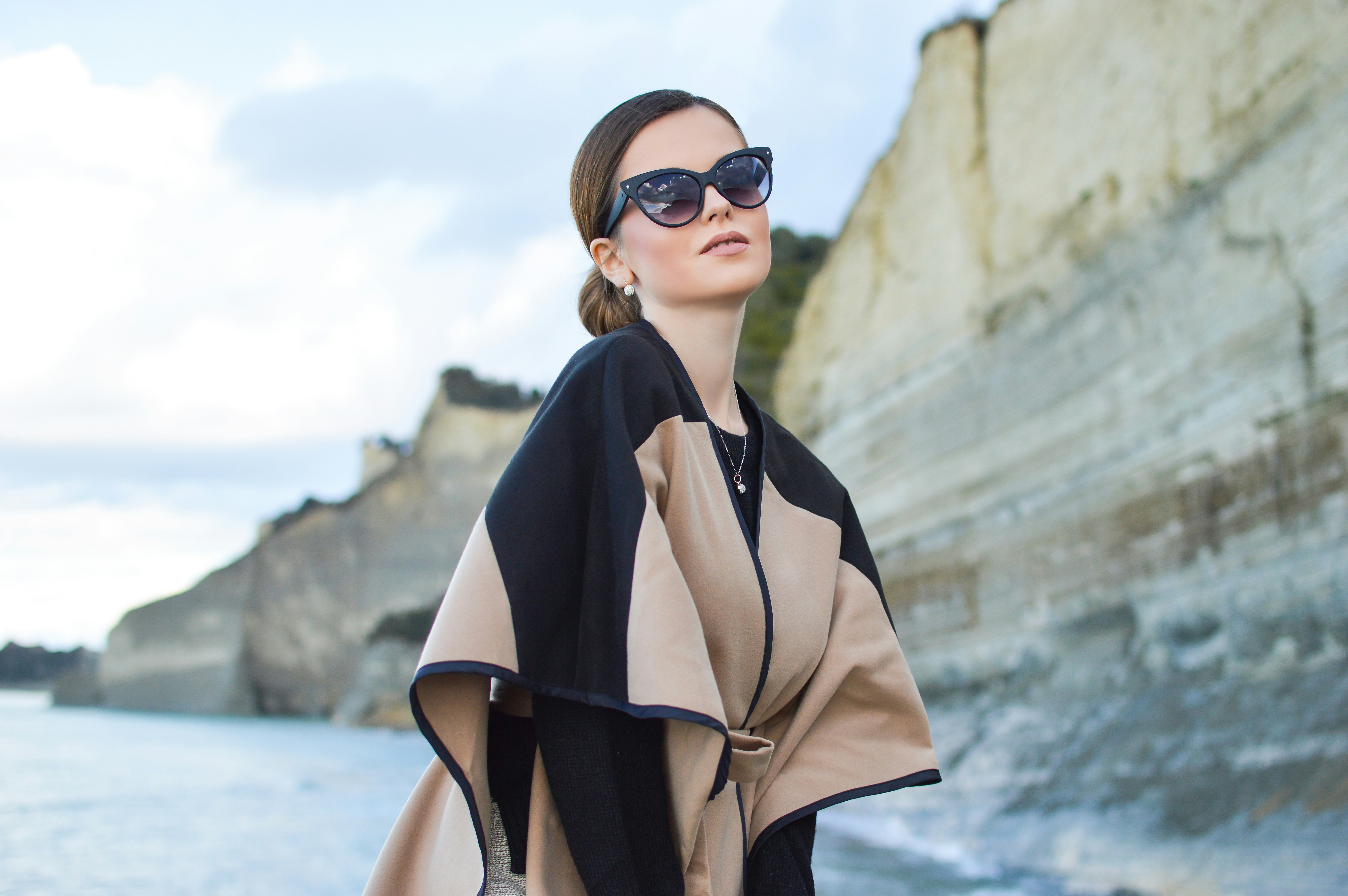 Lady Wearing Sunglasses - Preppy Photos