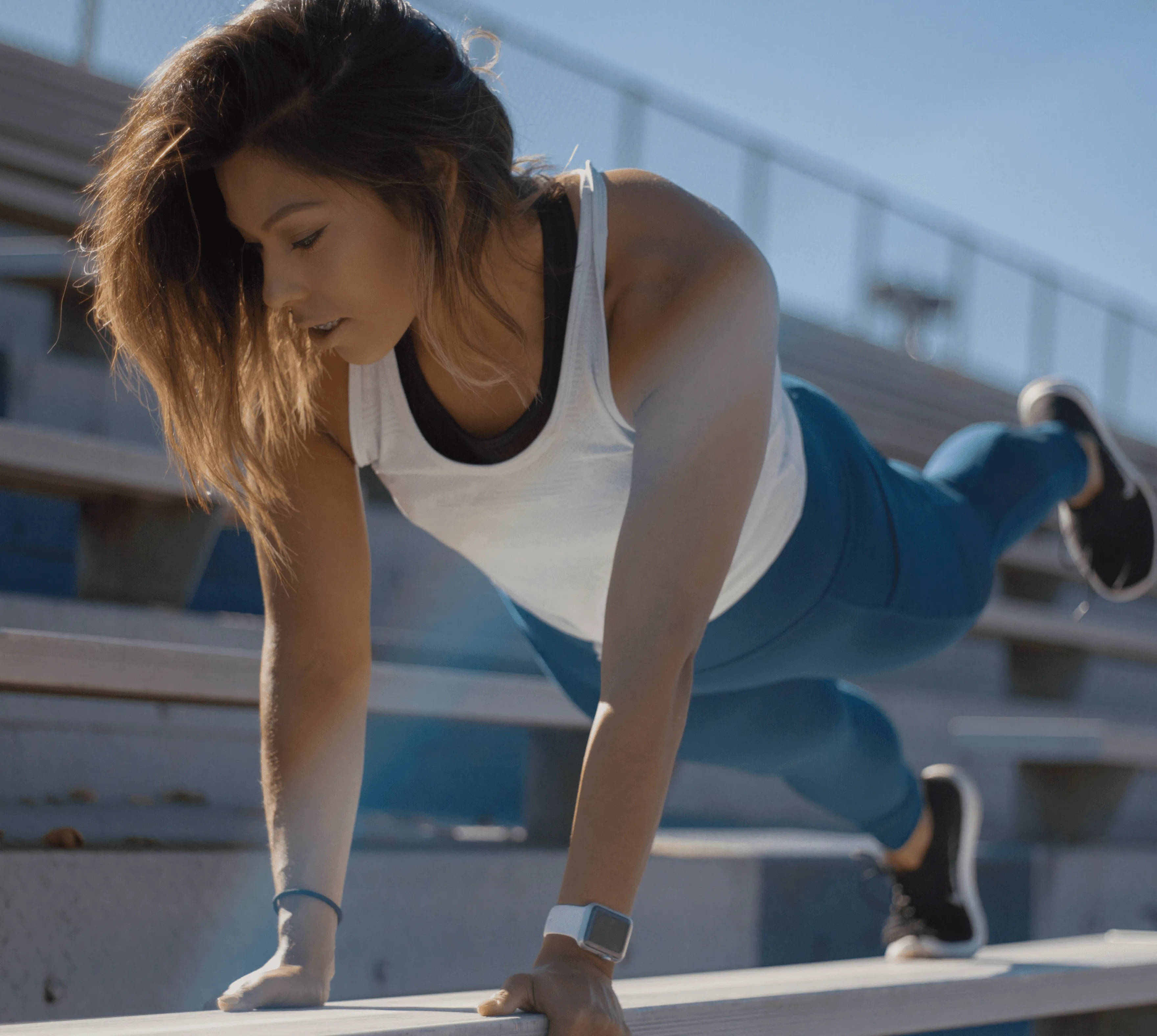 Woman working out