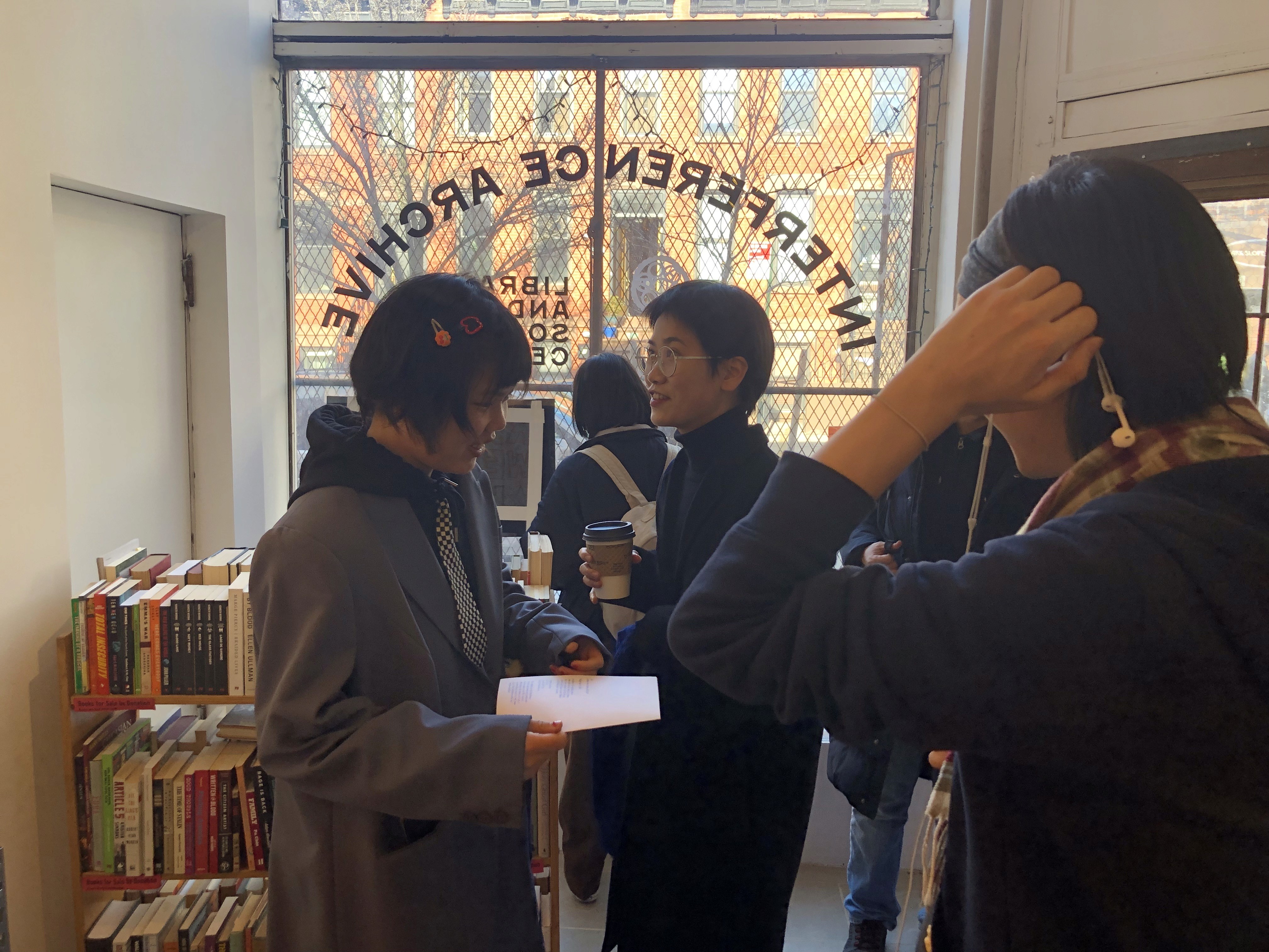 students engaging socially