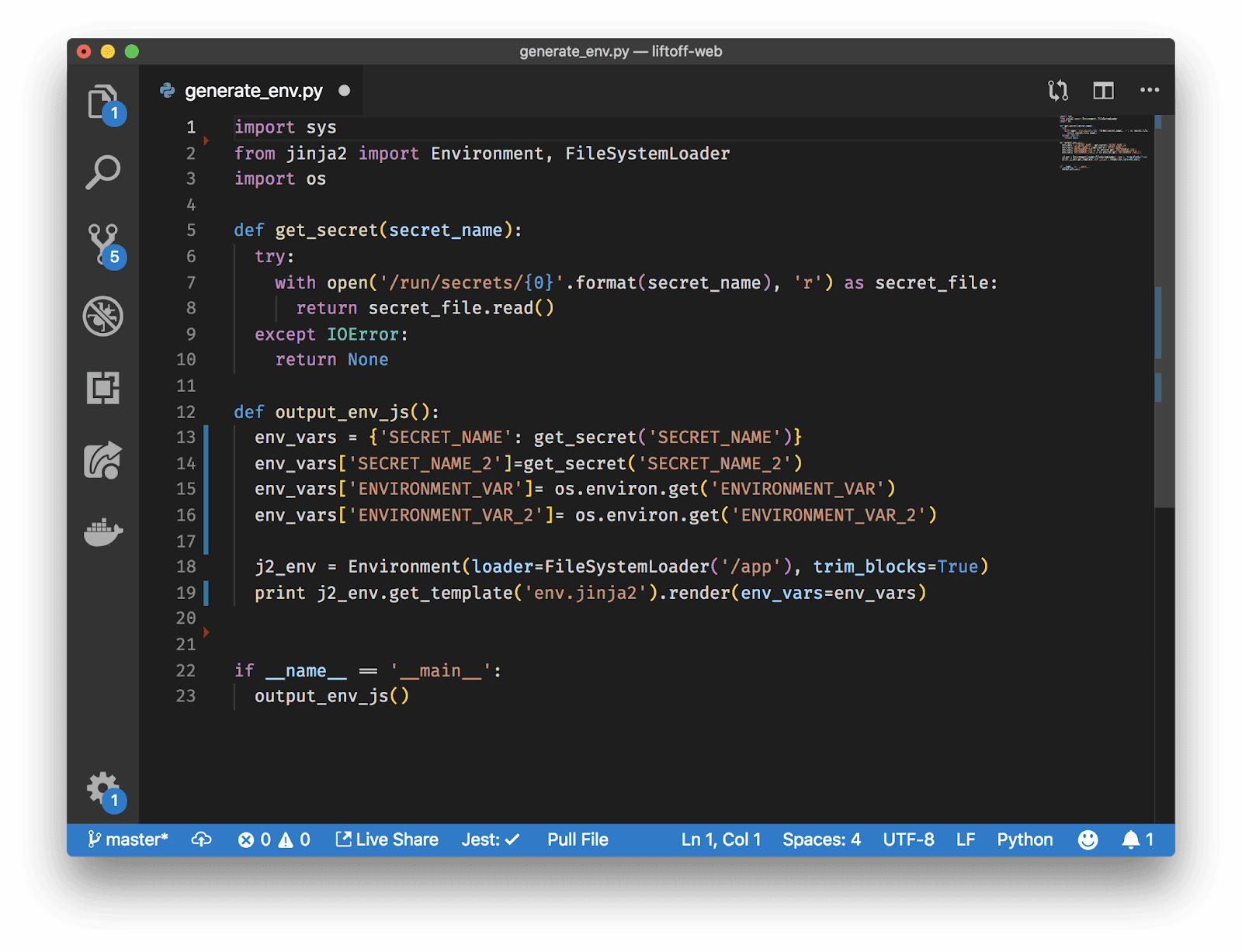 Step screenshot